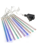 Vianočné LED osvetlenie padajúci sneh, 180 LED, farebné