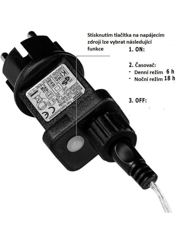 VOLTRONIC Sada svetelných drôtov 2x 200 LED, farebná