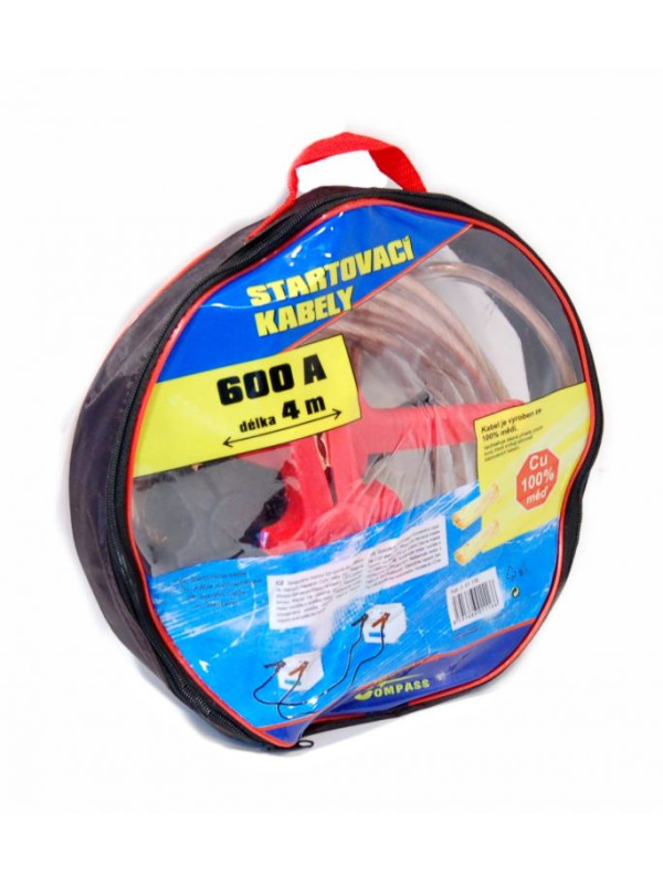 Štartovacie káble - 600 A, 4 m