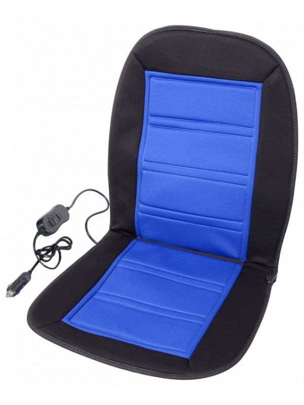 Poťah sedadla vyhrievaný LADDER s termostatom - 12V , modrý