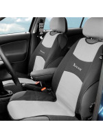 Poťah sedadla TRIKO predný - 2 ks, šedý