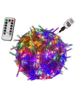 VOLTRONIC Vianočná reťaz 40 m, 400 LED, farebné, ovládač