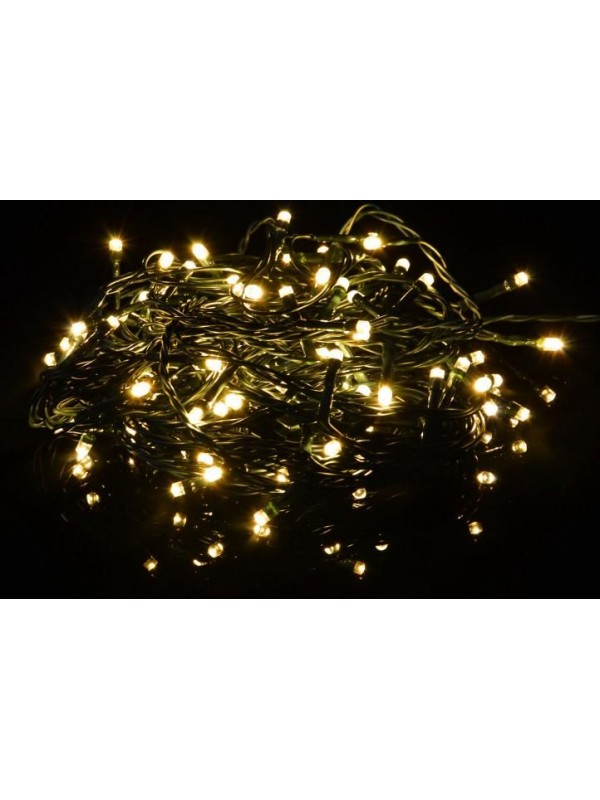 NEXOS Vianočná LED reťaz 30 m, 300 LED, teplá biela