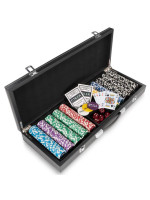 Pokrový kufor Texas Holdem Black Jack s laserovými žetónmi