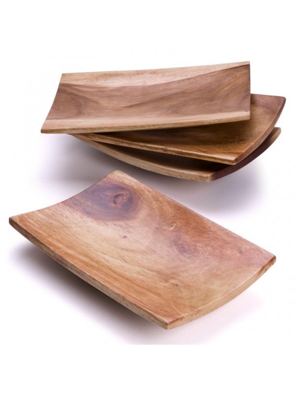 Dekoračná drevená miska