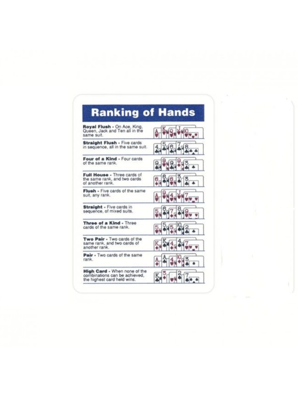 Modiano Rank of Hand Modiano Rank of Hand