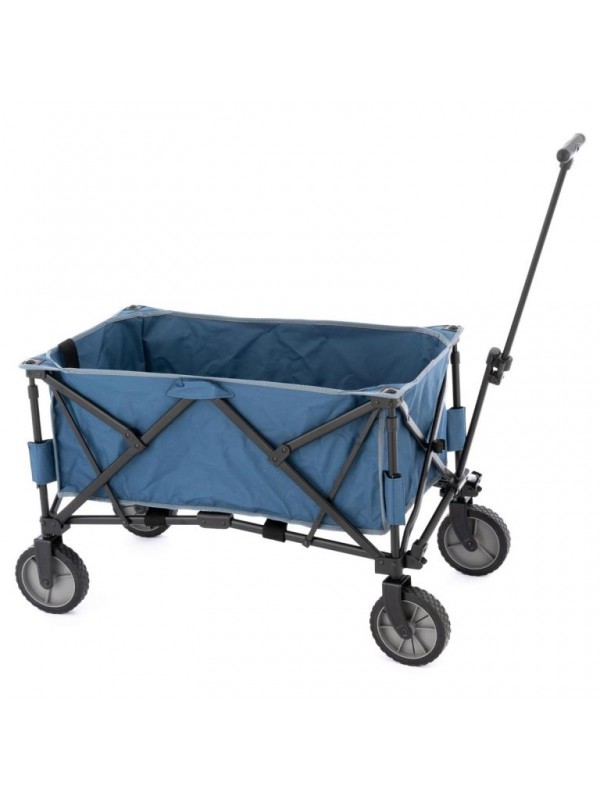 Transportný skladací vozík - modrý