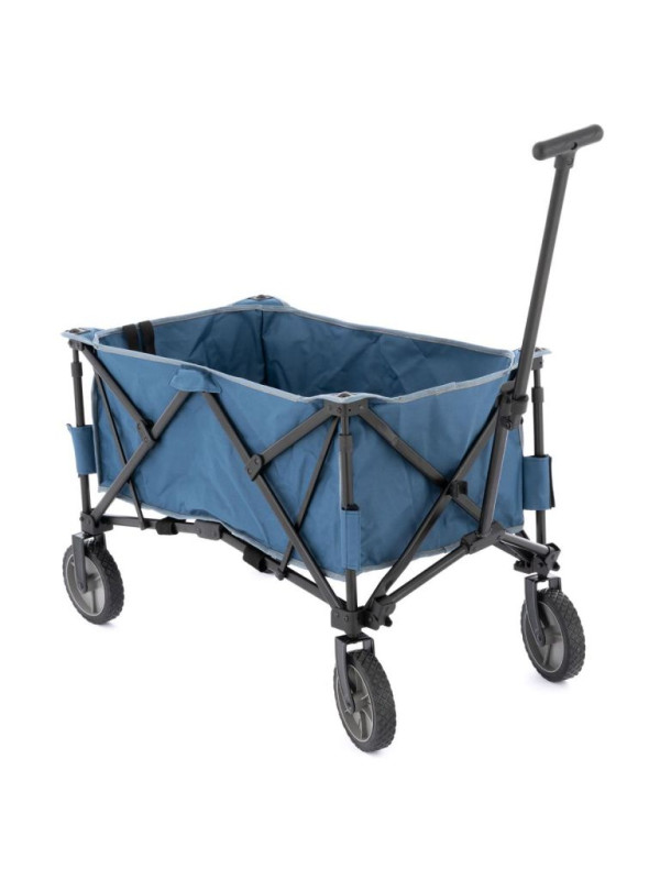 Transportný skladací vozík - modrý