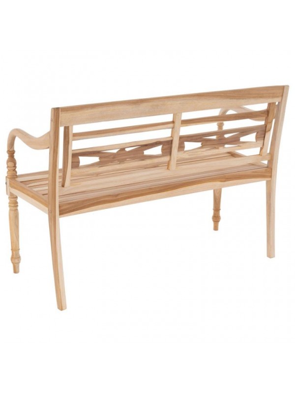 DIVERO Záhradná drevená lavička - 119 cm