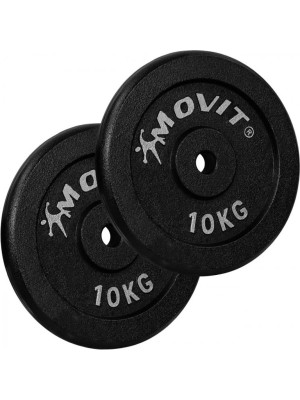 MOVIT sada 2 kusov závažia - 10 kg, liatina