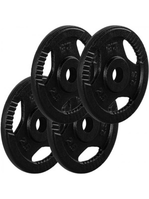 MOVIT sada závažia na činky s úchytom - 2,5 kg, liatina