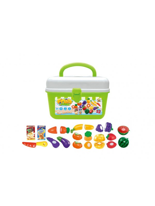 G21 hračka ovocie a zelenina v kufríku