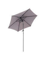 Slnečník sklopný s kľučkou, 210 cm, antracit