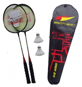 Badmintonové rakety a sady