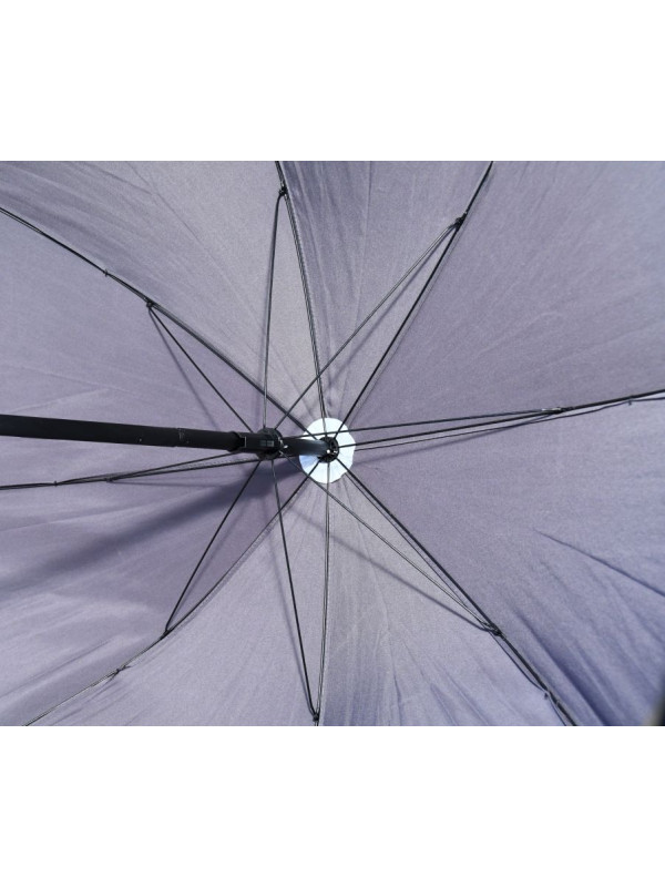 Slnečník skladací, 180 cm, sivý