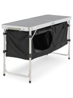 Multifunkčný skladací kempingový stôl - 2 úložné boxy