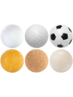 Sada 6 loptičiek na stolný futbal - 35 mm