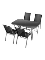 Záhradný set GARTHEN, 5 ks, antracit