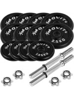 Sada liatinových činiek MOVIT - 2 x 15 kg