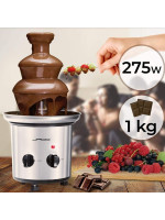 Čokoládová fontána 275 W, strieborná