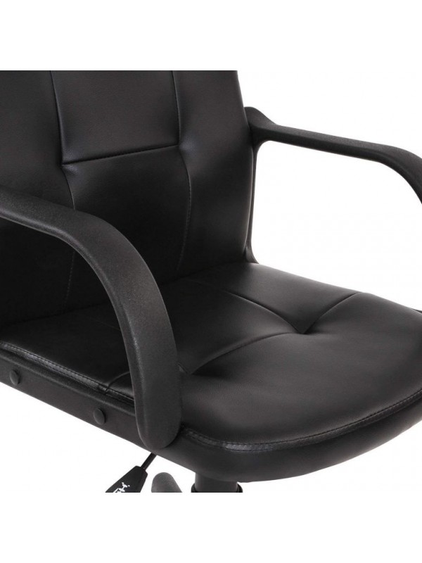 Jago Kancelárska stolička s lakťovou opierkou, čierna