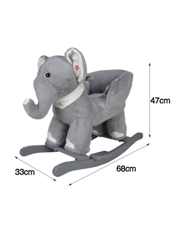INFANTASTIC Hojdací slon, 68 x 33 x 47 cm