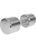 Gorilla Sports Pochrómovaná jednoručná činka, 20 kg