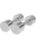 Gorilla Sports Pochrómované jednoručné činky, 2 x 5 kg