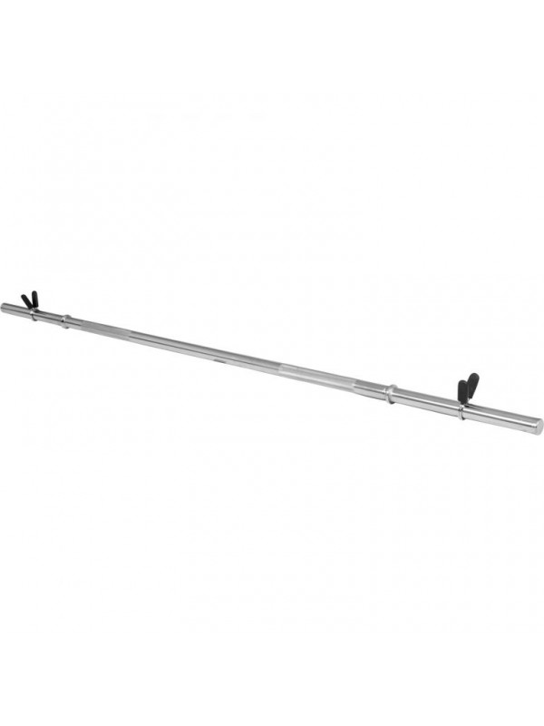 Gorilla Sports Činková tyč, chróm, pružinový zámok, 170 cm