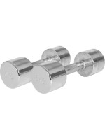 Gorilla Sports Pochrómované jednoručné činky, 2 x 6 kg