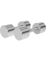 Gorilla Sports Pochrómované jednoručné činky, 2 x 8 kg