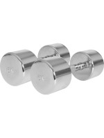 Gorilla Sports Pochrómované jednoručné činky, 2 x 15 kg