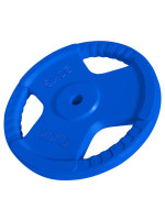 Gorilla Sports Liatinový činkový kotúč, pogumovaný, 20 kg