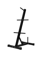 Gorilla Sports Stojan na závažie, čierna, 30/31 mm
