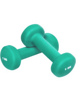 Gorilla Sports Jednoručky na aerobik, 2 x 1 kg, zelené