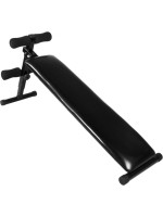 Gorilla Sports Šikmá polohovateľná lavica na brucho, 120 cm