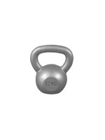 Gorilla Sports Kettlebell činka, liatinová, sivá, 12 kg