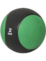 Gorilla Sports Medicinbal, zelený/čierny, 2 kg