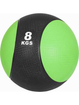 Gorilla Sports Medicinbal, zelený/čierny, 8 kg