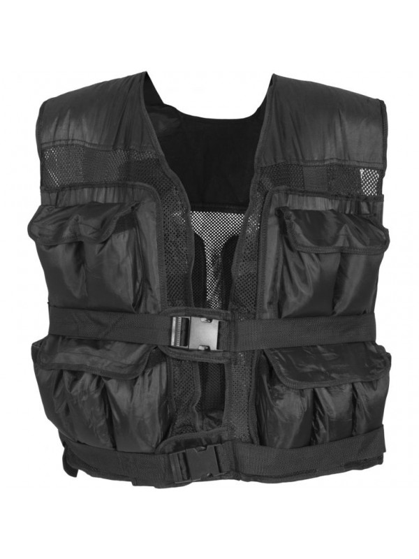 Gorilla Sports záťažová vesta, čierna, 20 kg