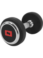 Gorilla Sports Liatinová pogumovaná jednoručná činka 5 kg