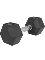 Gorilla Sports Šesťhranná pogumovaná činka, 10 kg