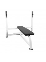 Gorilla Sports Posilňovacia lavica, 143 x 110 x 103 cm, biela