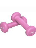 Gorilla Sports Jednoručky na aerobik, 2 x 0,5 kg, ružové