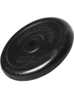Gorilla Sports Činkový kotúč 10 kg, liatinový s pogumovaný