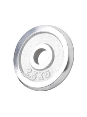 Gorilla Sports Záťažový kotúč, chrómovaný, 2,5 kg