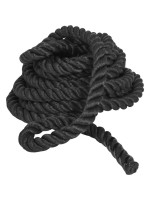 Gorilla Sports Nylonové lano 15 m, čierne, 18 kg