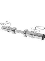 Gorilla Sports Činka s pružinovým zámkom, chróm, 50 cm