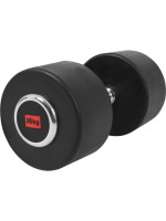 Gorilla Sports Liatinová pogumovaná jednoručná činka 35 kg