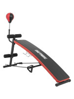 Gorilla Sports Lavička s boxovacou hruškou, 145 x 61 x 100 cm